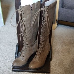 Womens lace boots